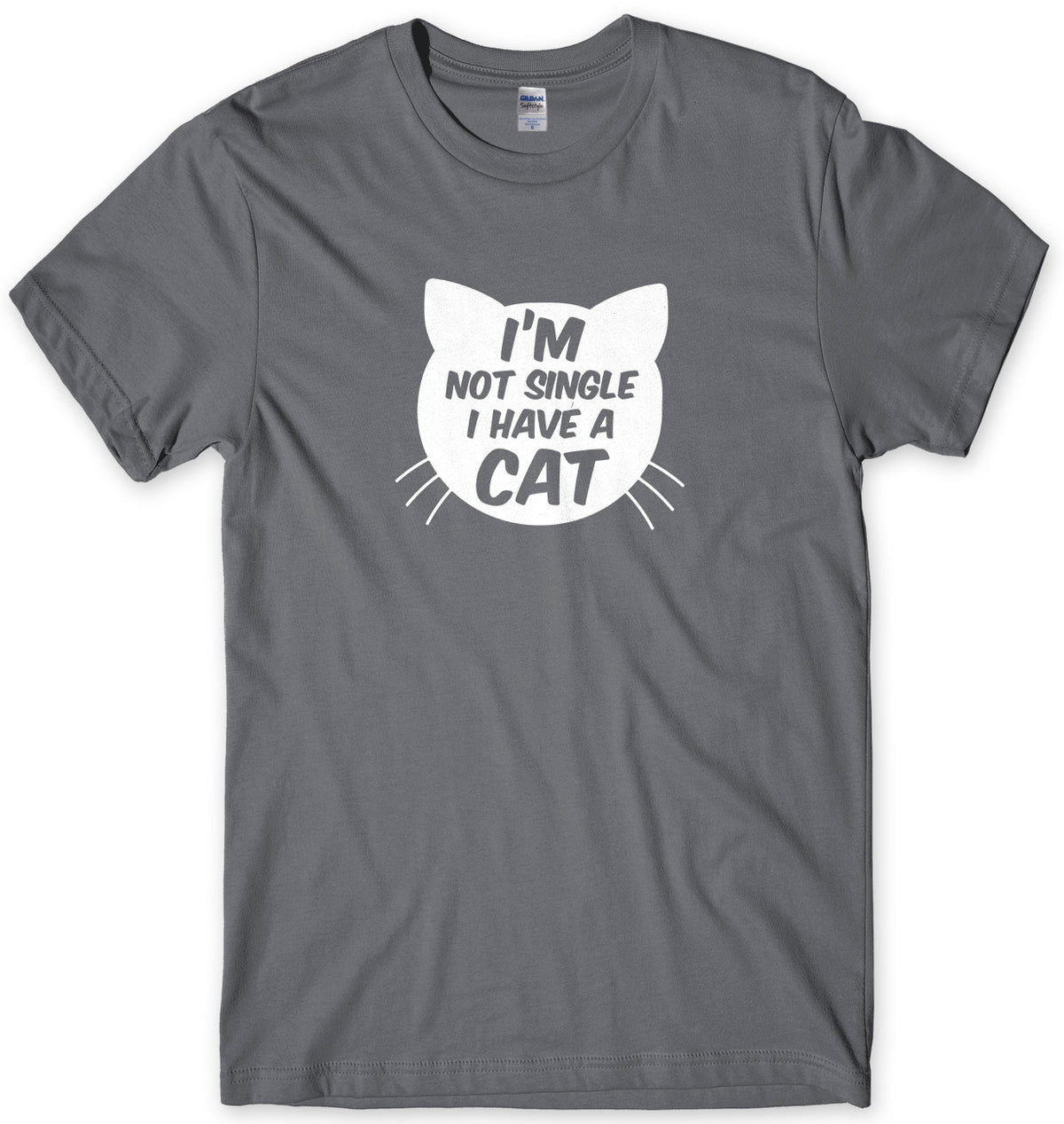 I&#39;m Not Single I Have A Cat Mens Unisex T-Shirt