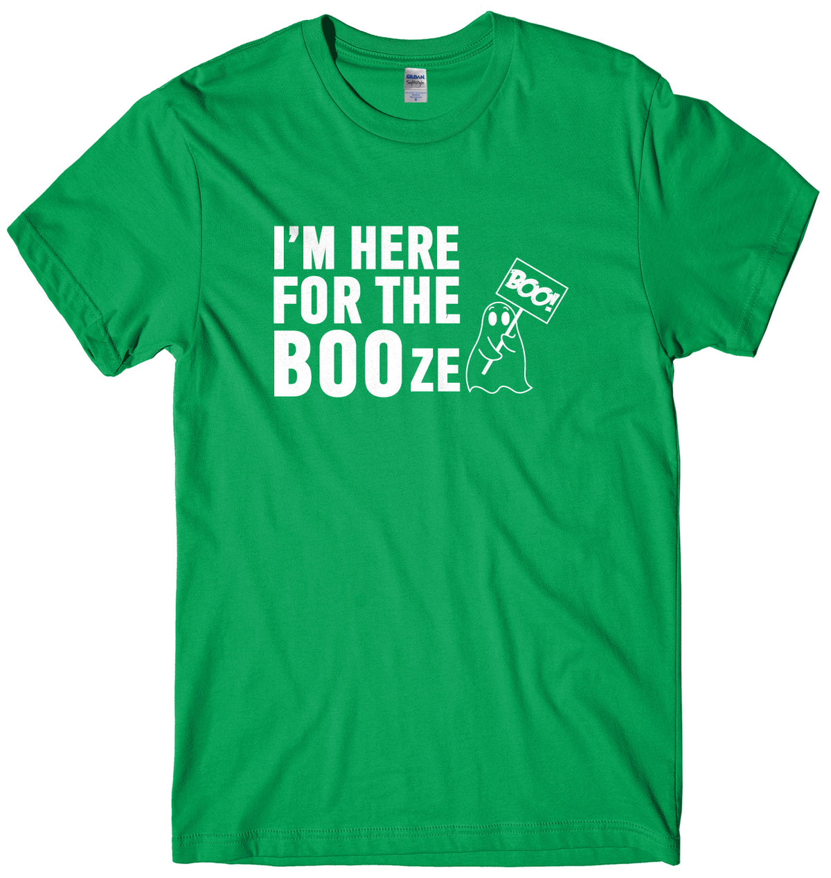 I&#39;m Here For The BOOze Mens Unisex Halloween T-Shirt