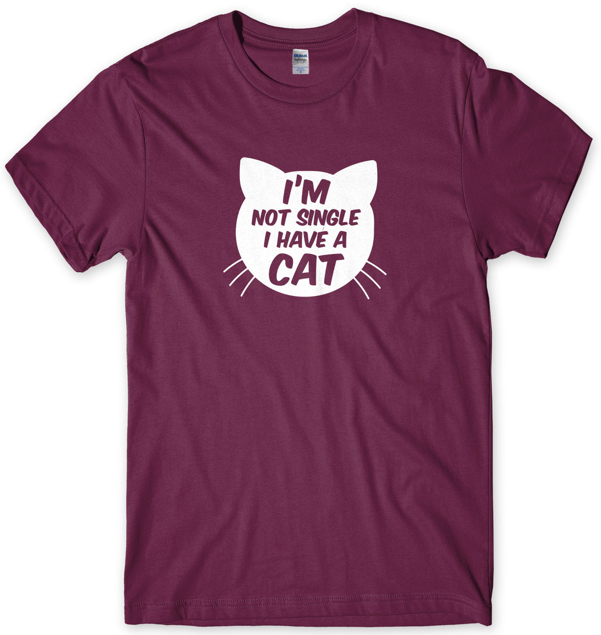 I&#39;m Not Single I Have A Cat Mens Unisex T-Shirt