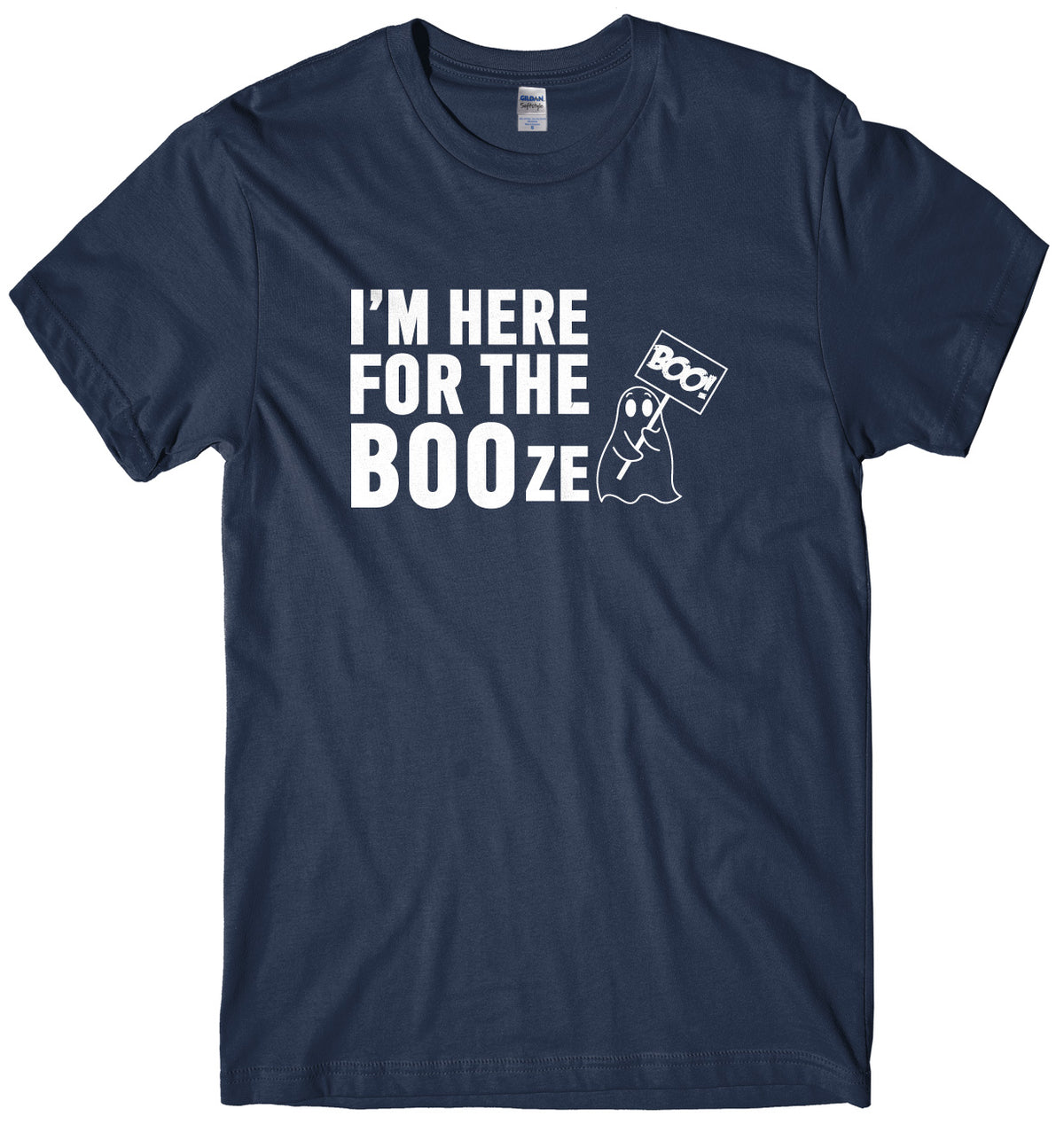 I&#39;m Here For The BOOze Mens Unisex Halloween T-Shirt