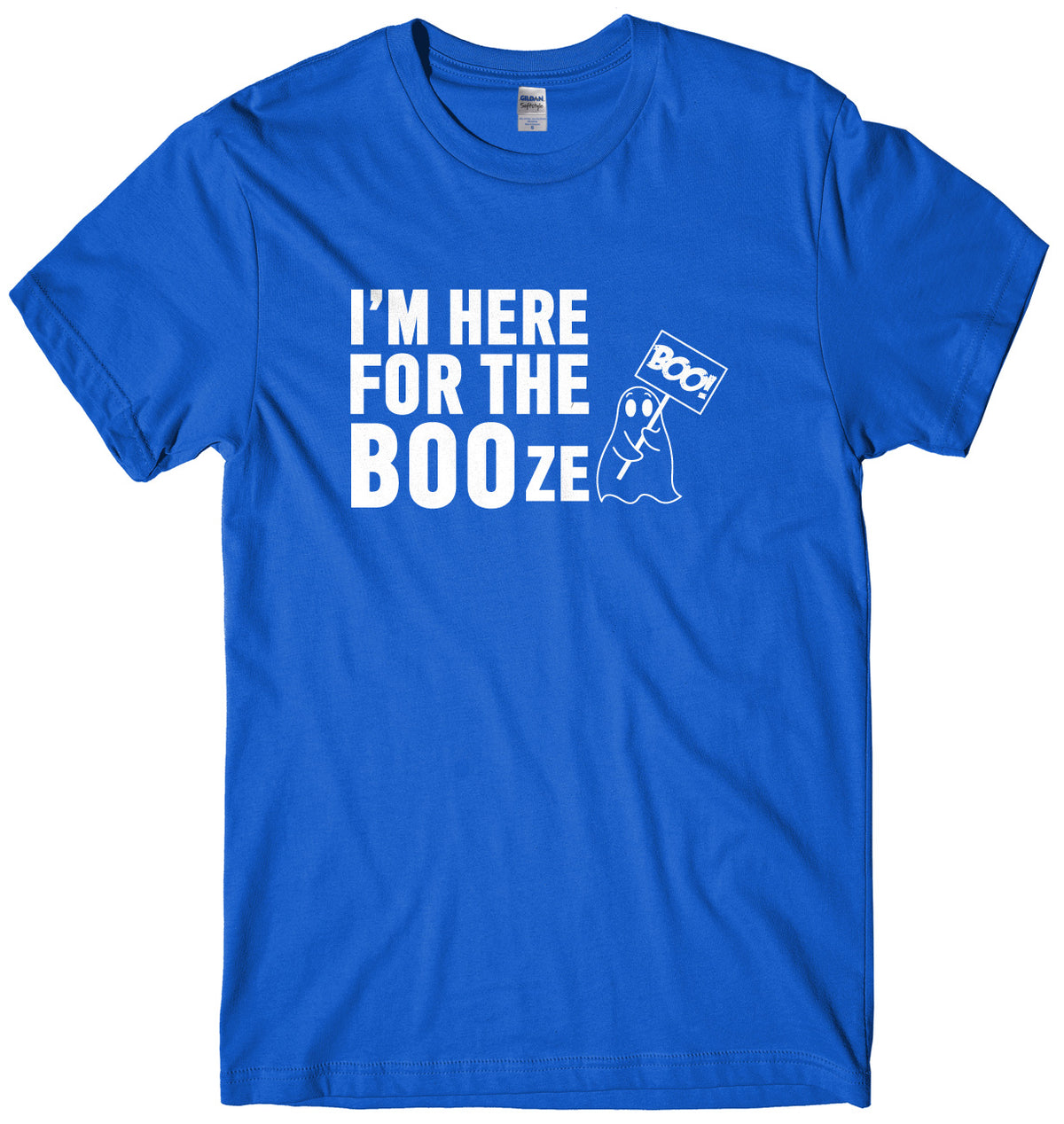 I&#39;m Here For The BOOze Mens Unisex Halloween T-Shirt