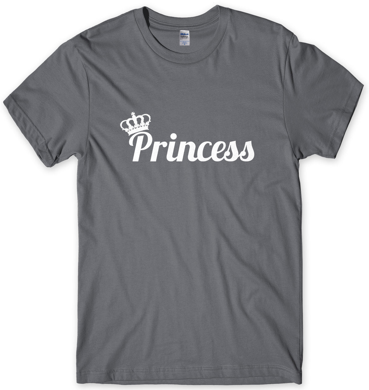 Princess And Crown Mens Unisex T-Shirt