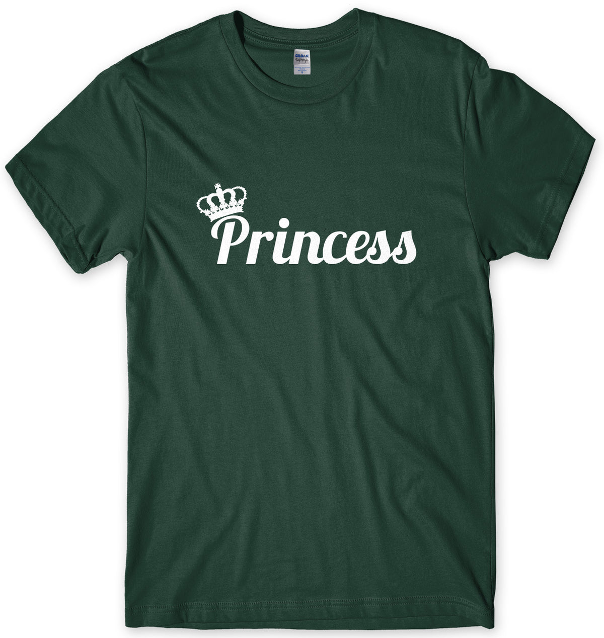 Princess And Crown Mens Unisex T-Shirt