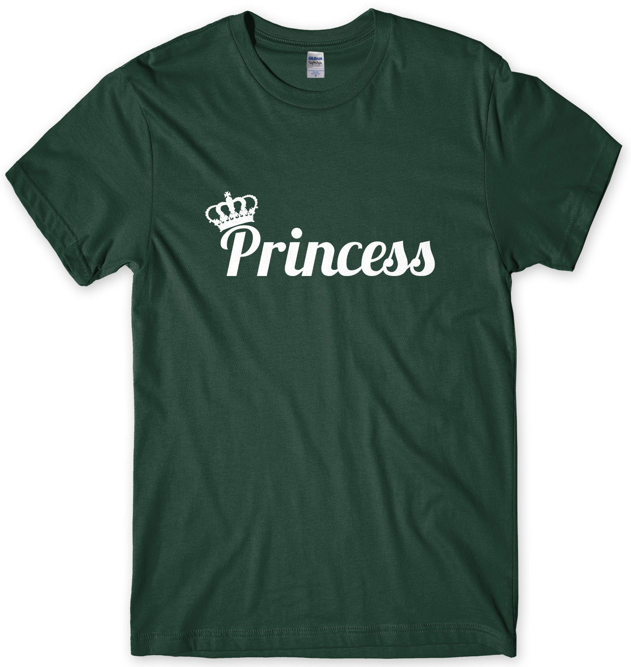 Princess And Crown Mens Unisex T-Shirt