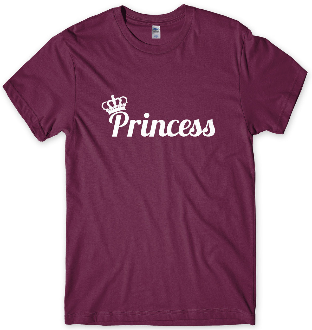 Princess And Crown Mens Unisex T-Shirt