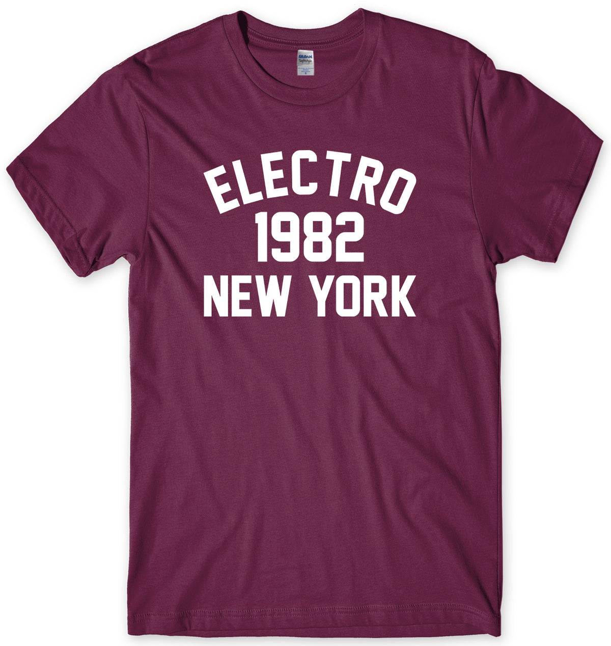 ELECTRO1982 NEW YORK MENS FUNNY UNISEX T-SHIRT