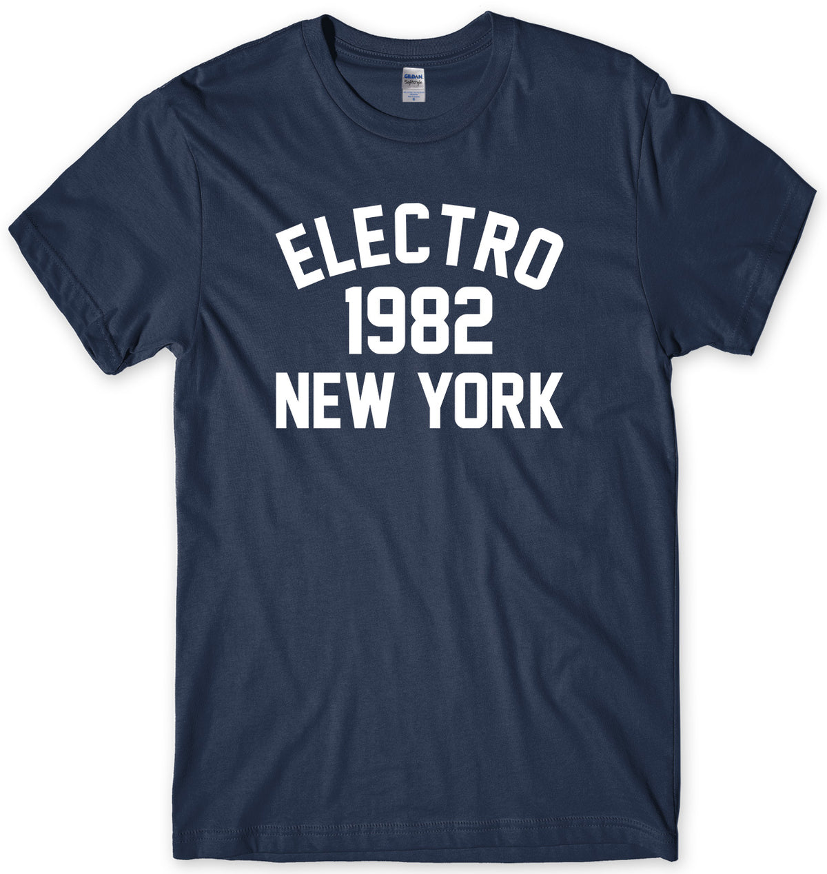 ELECTRO1982 NEW YORK MENS FUNNY UNISEX T-SHIRT
