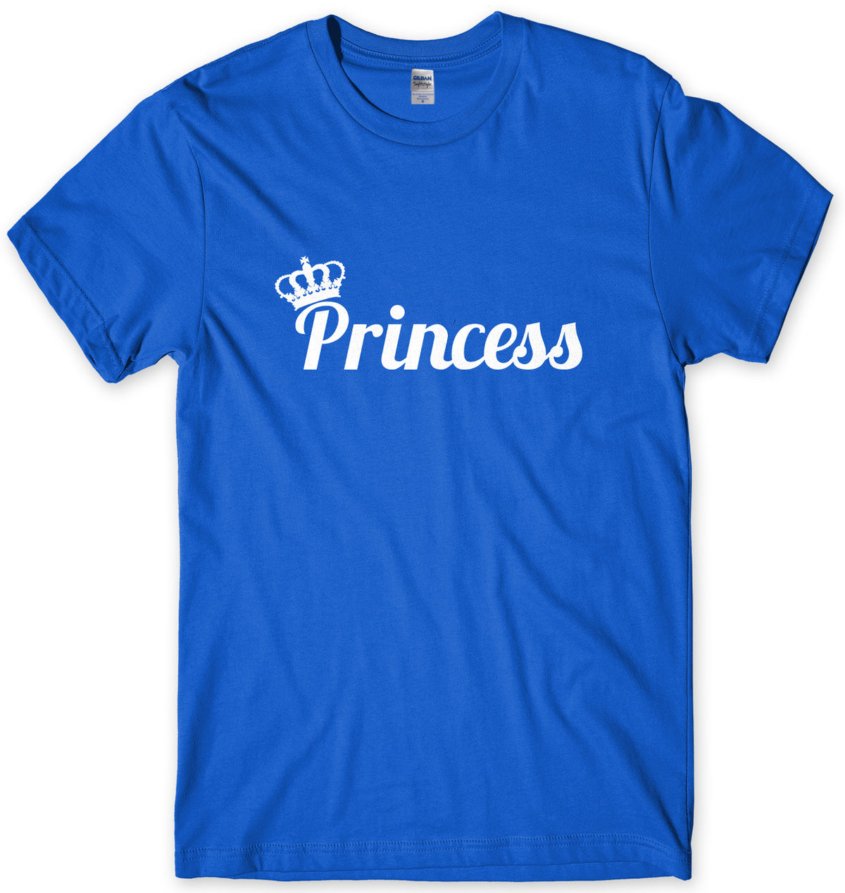 Princess And Crown Mens Unisex T-Shirt