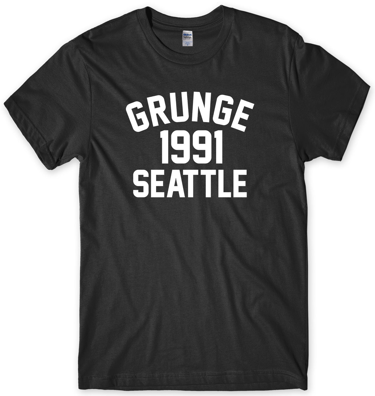 GRUNGE 1991 SEATTLE MENS FUNNY UNISEX T-SHIRT