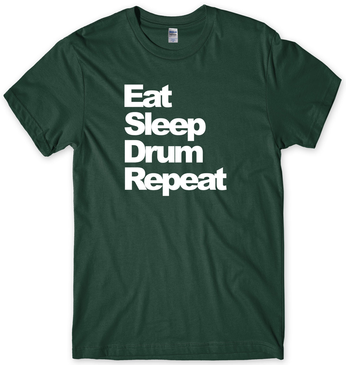 EAT SLEEP DRUM REPEAT MENS FUNNY UNISEX T-SHIRT