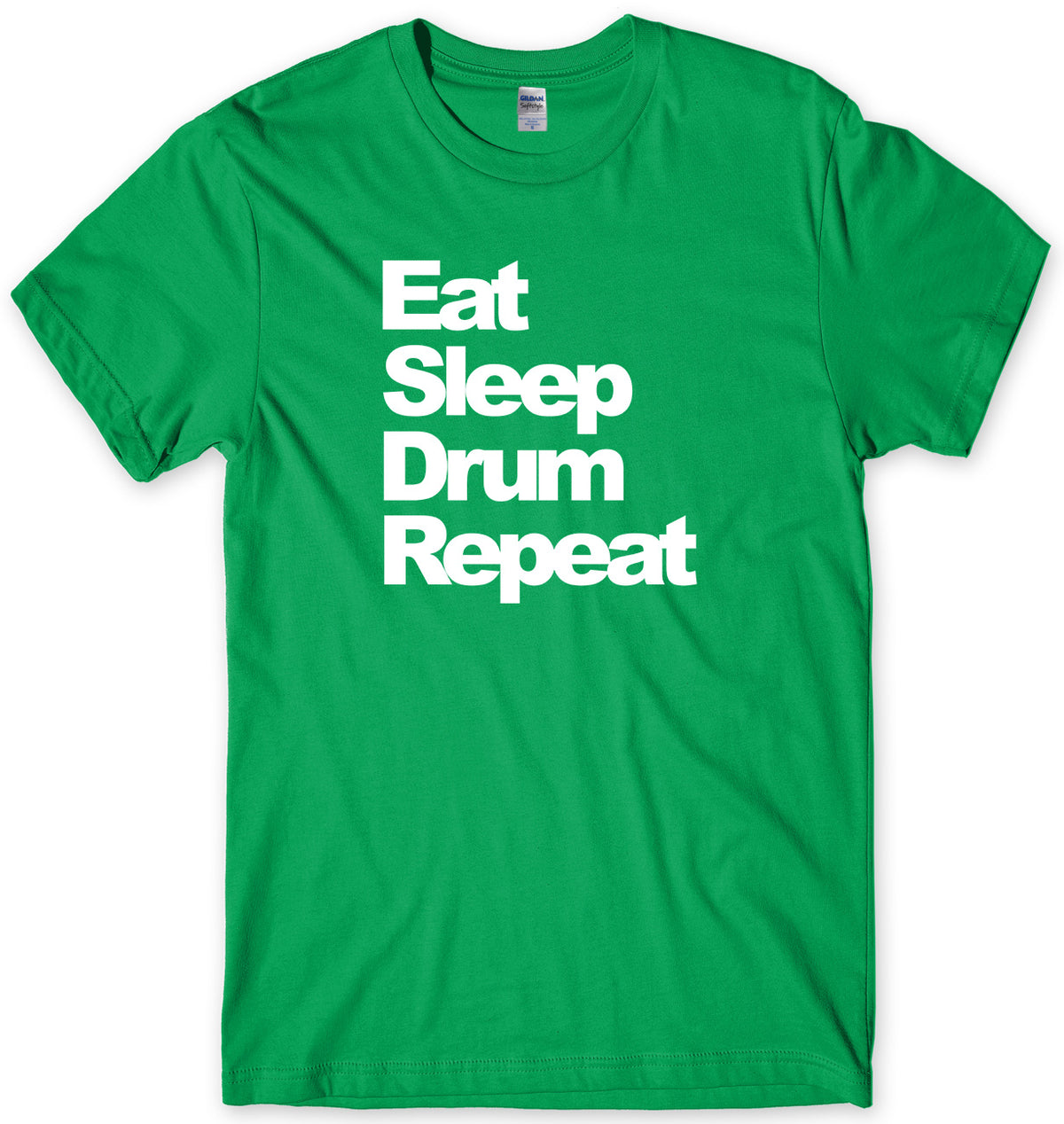 EAT SLEEP DRUM REPEAT MENS FUNNY UNISEX T-SHIRT