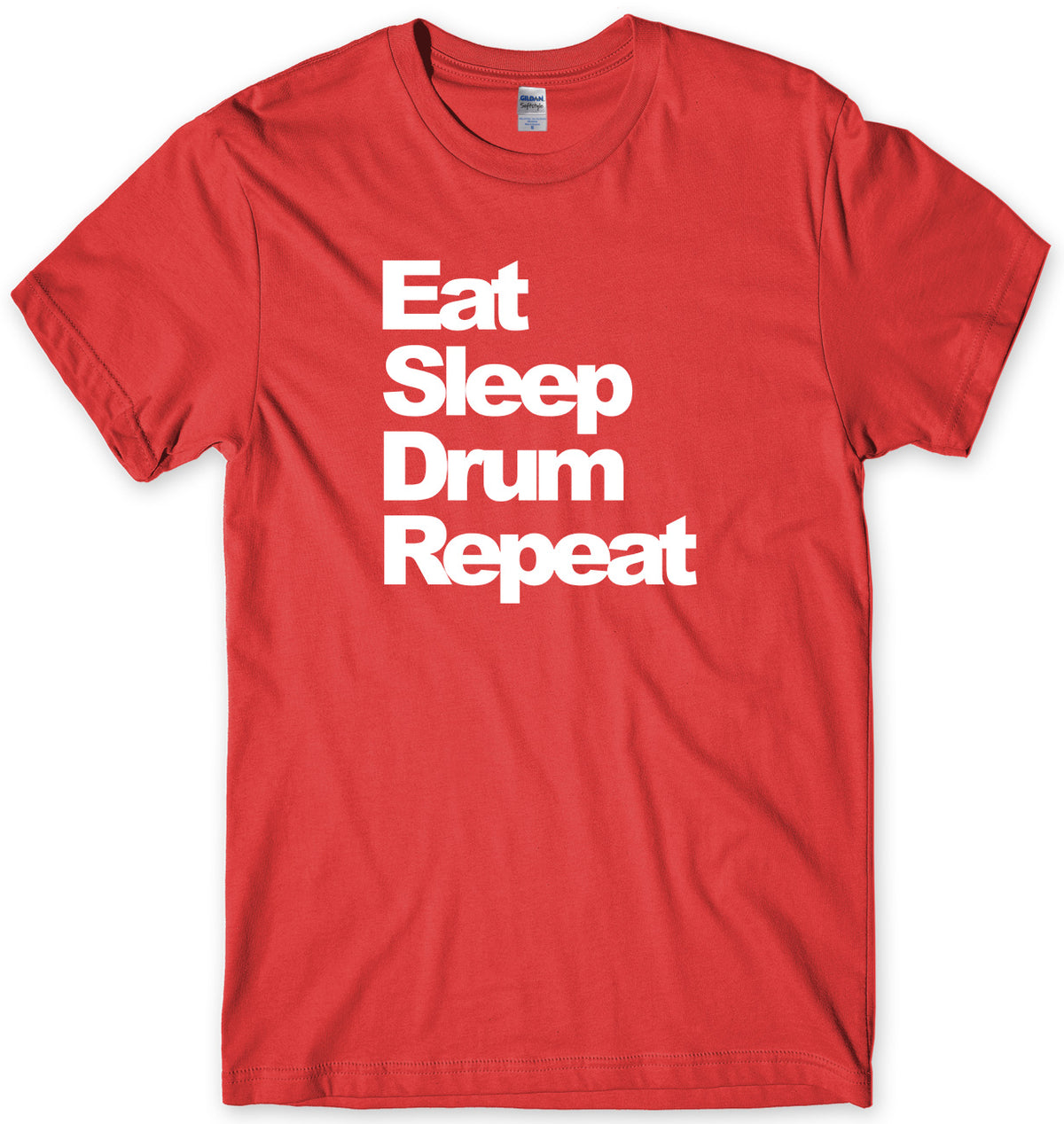 EAT SLEEP DRUM REPEAT MENS FUNNY UNISEX T-SHIRT