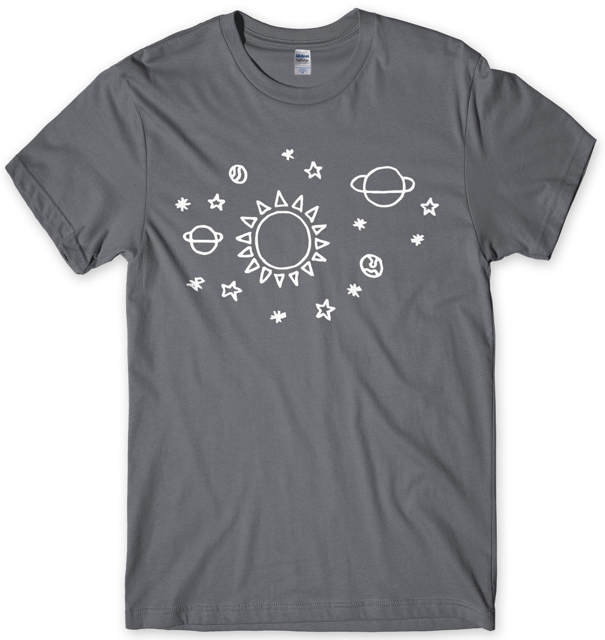 Space Pattern Solar System Mens Unisex T-Shirt