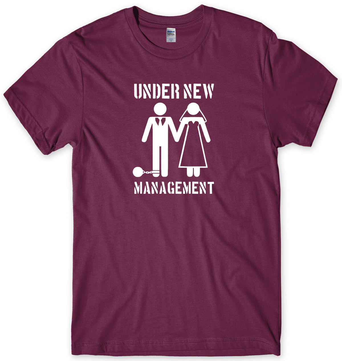 UNDER NEW MANAGEMENT MENS FUNNY UNISEX T-SHIRT