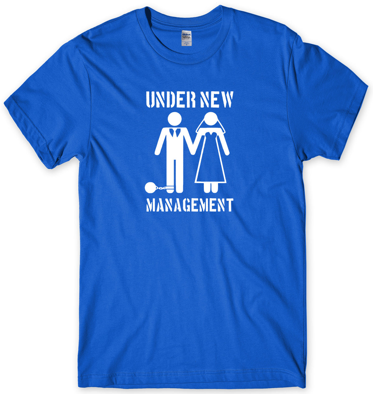 UNDER NEW MANAGEMENT MENS FUNNY UNISEX T-SHIRT