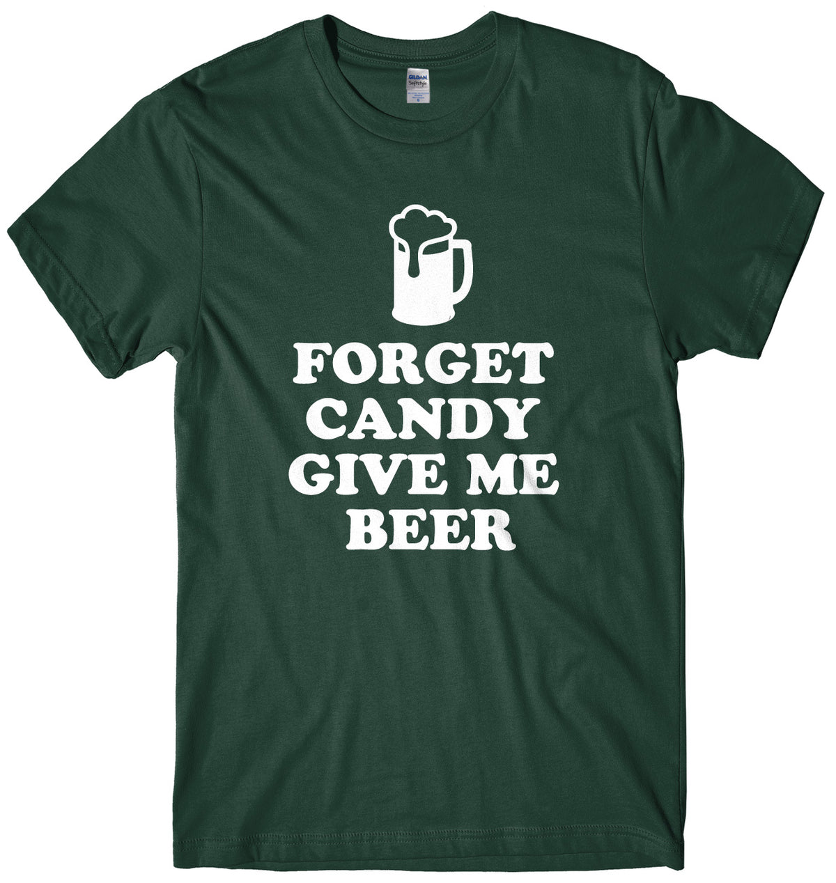 Forget Candy Give Me Beer Mens Unisex Halloween T-Shirt