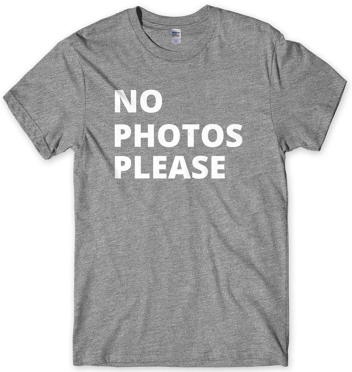 No Photos Please Mens Unisex T-Shirt