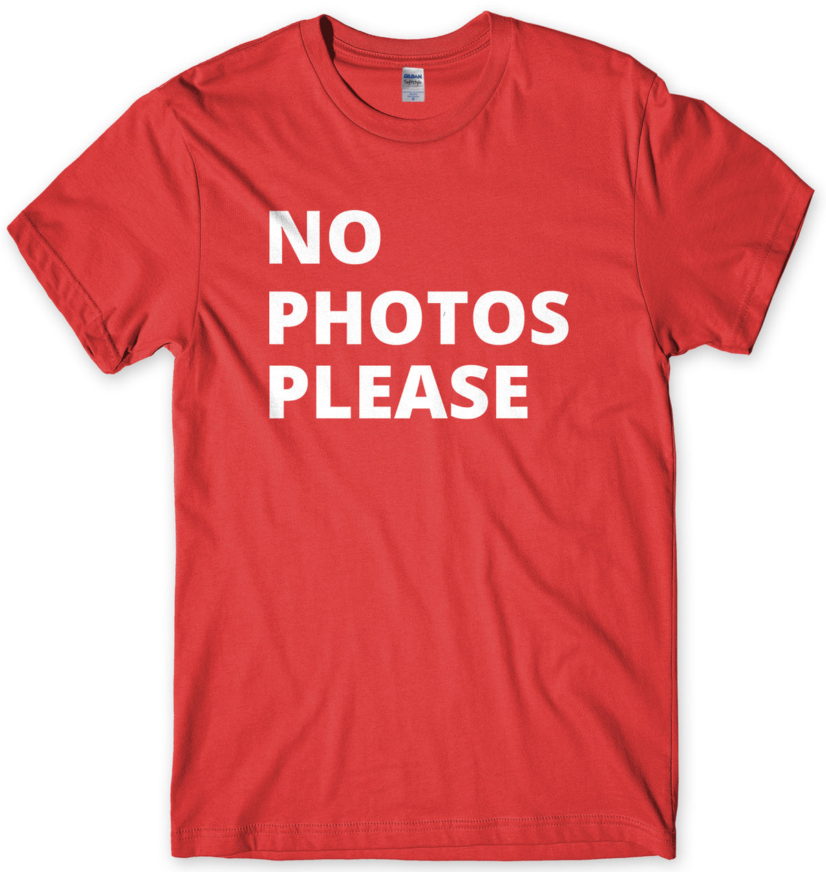 No Photos Please Mens Unisex T-Shirt