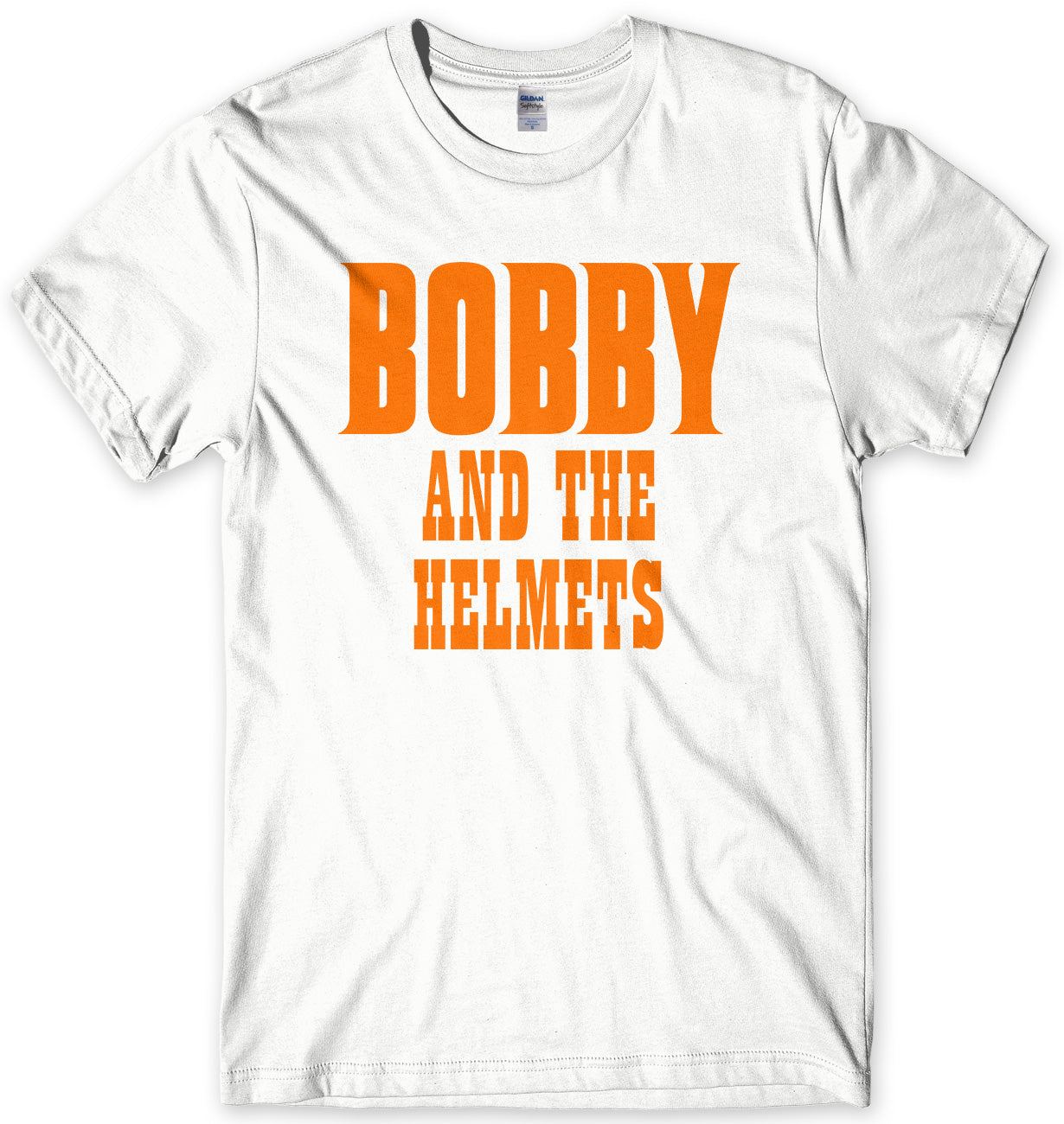 BOBBY AND THE HELMETS - AS WORN BY PAGE AND PLANT MENS UNISEX T-SHIRT
