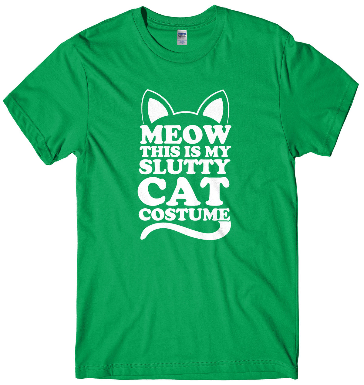 Meow This Is My Slutty Cat Costume Mens Unisex Halloween T-Shirt