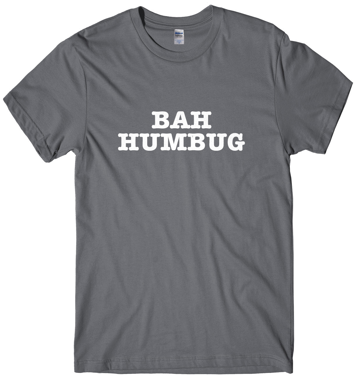 Bah Humbug Mens Unisex Christmas T-Shirt