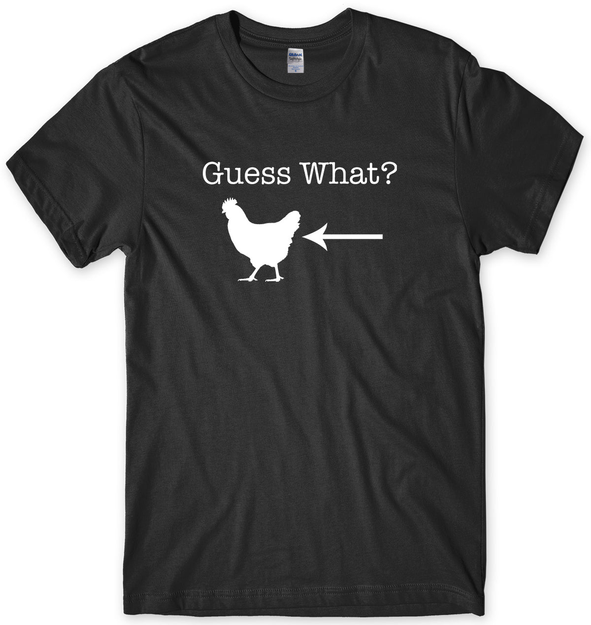 GUESS WHAT? CHICKEN BUTT MENS FUNNY UNISEX T-SHIRT
