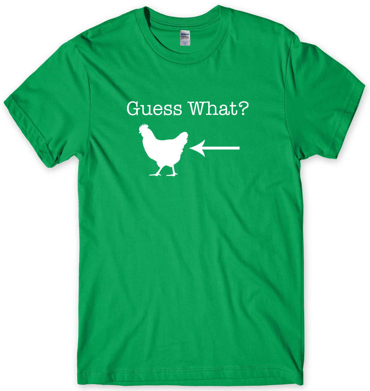 GUESS WHAT? CHICKEN BUTT MENS FUNNY UNISEX T-SHIRT