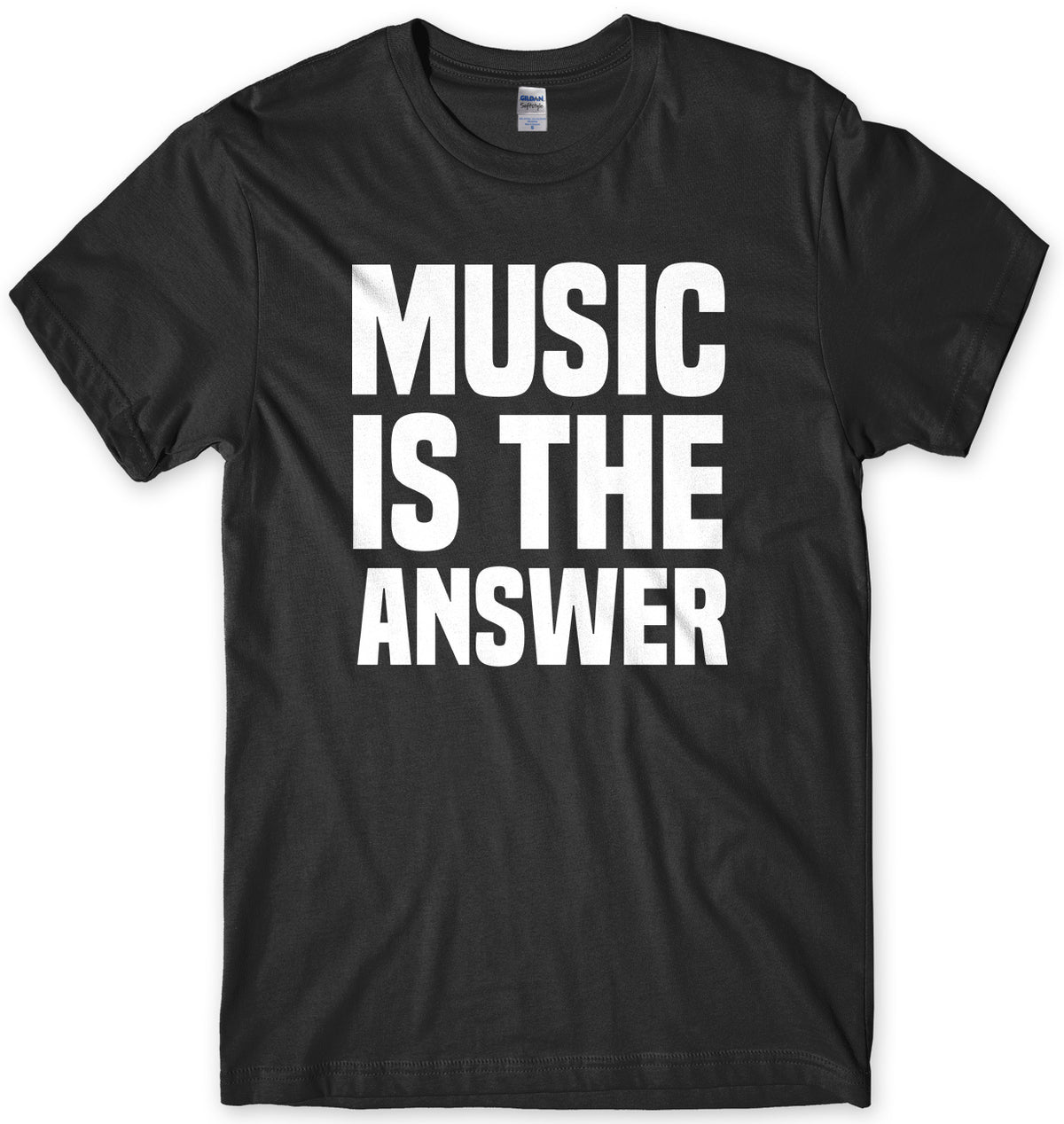 Music Is The Answer Mens Unisex T-Shirt
