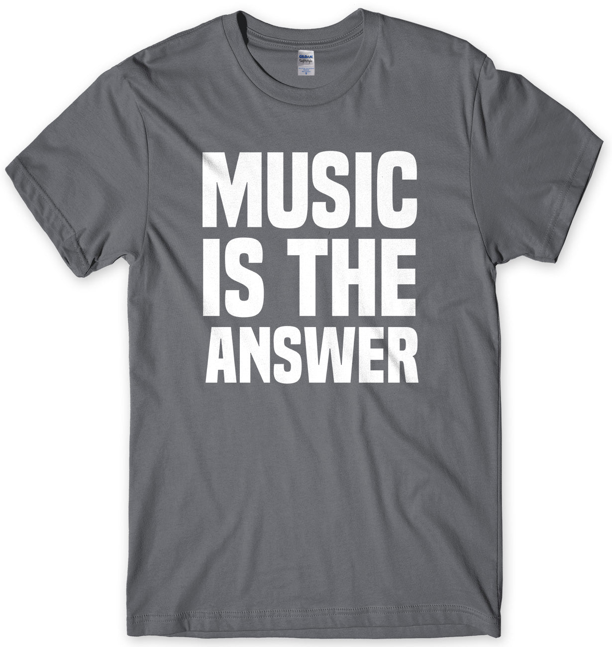 Music Is The Answer Mens Unisex T-Shirt