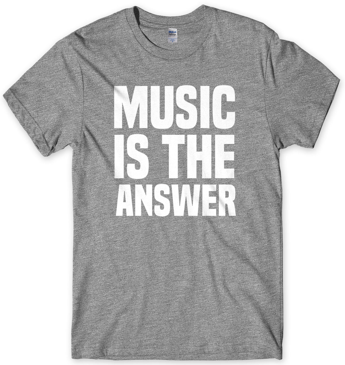 Music Is The Answer Mens Unisex T-Shirt