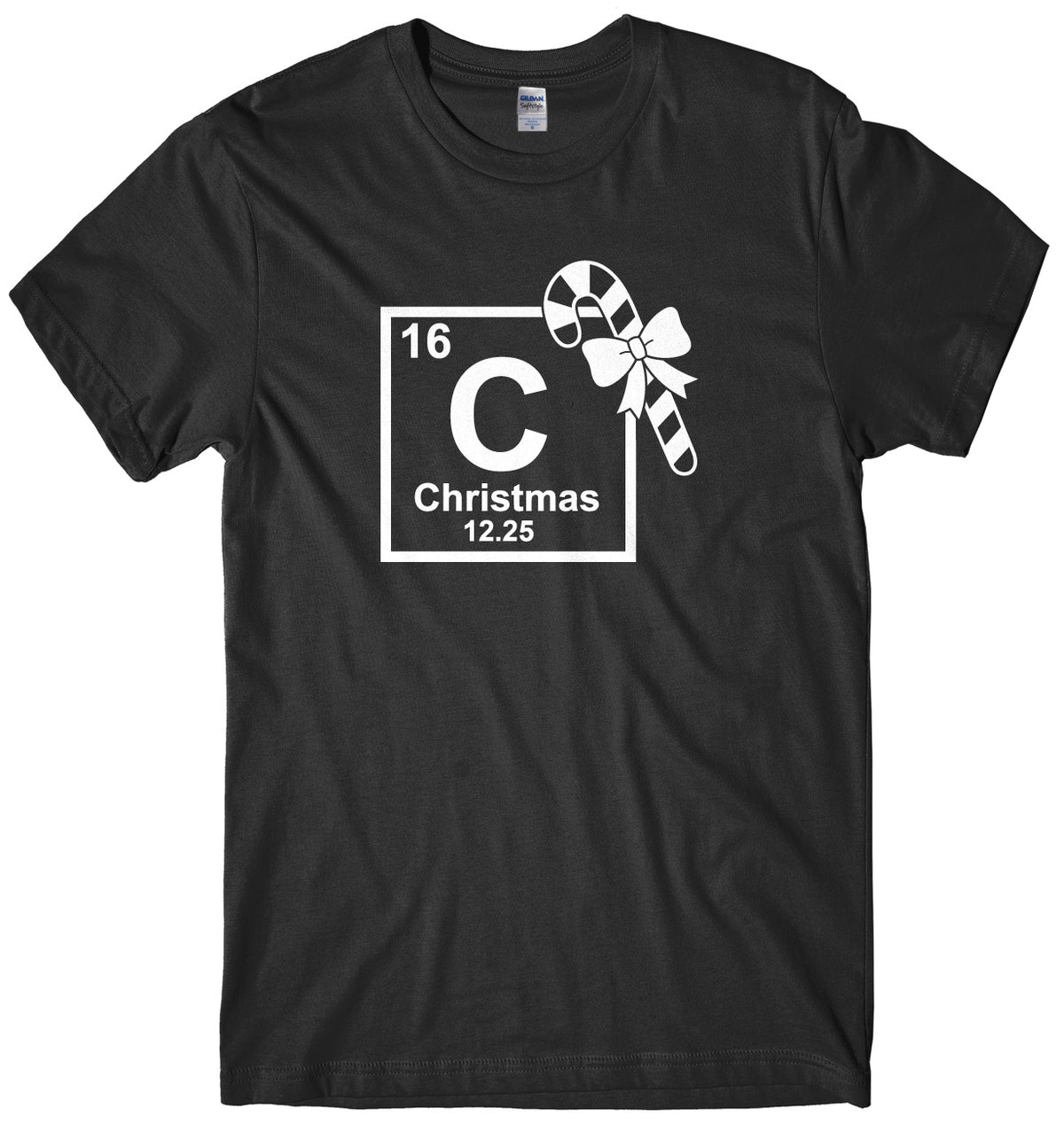 Christmas Periodic Table Symblos Mens Unisex Christmas T-Shirt