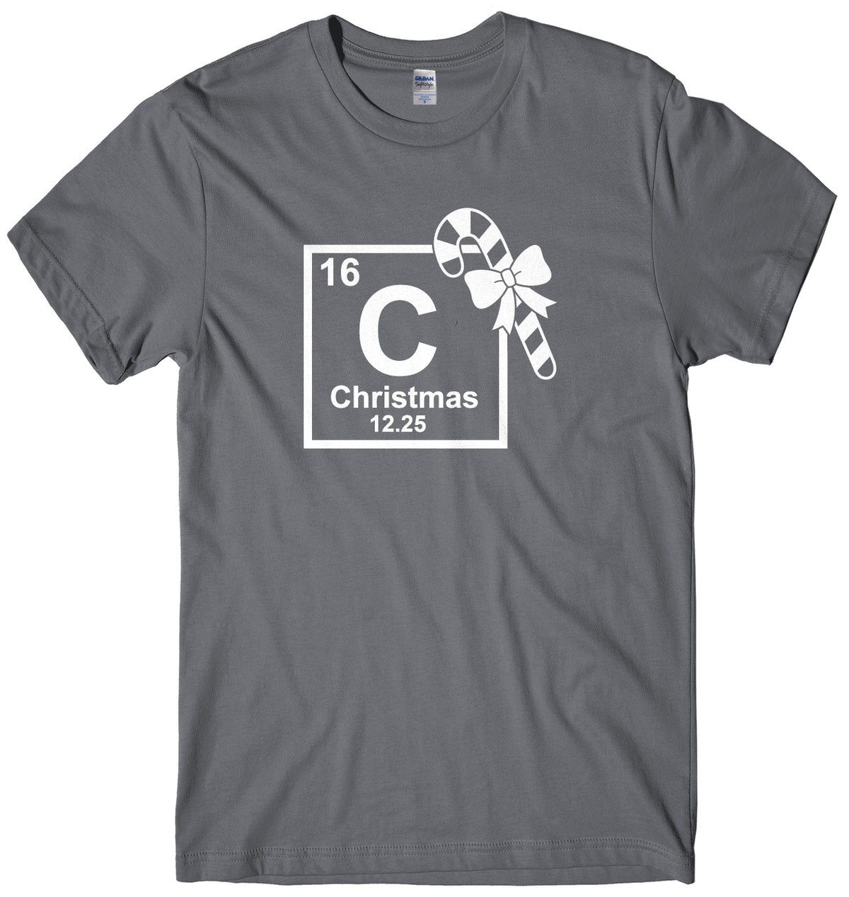 Christmas Periodic Table Symblos Mens Unisex Christmas T-Shirt
