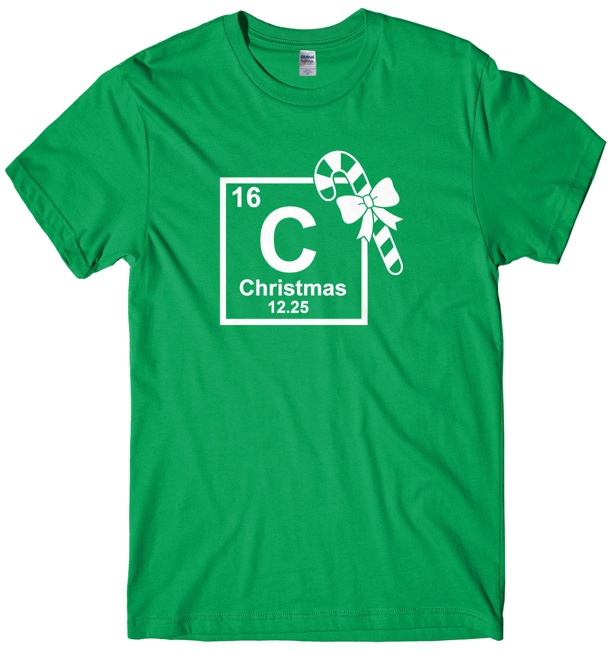 Christmas Periodic Table Symblos Mens Unisex Christmas T-Shirt