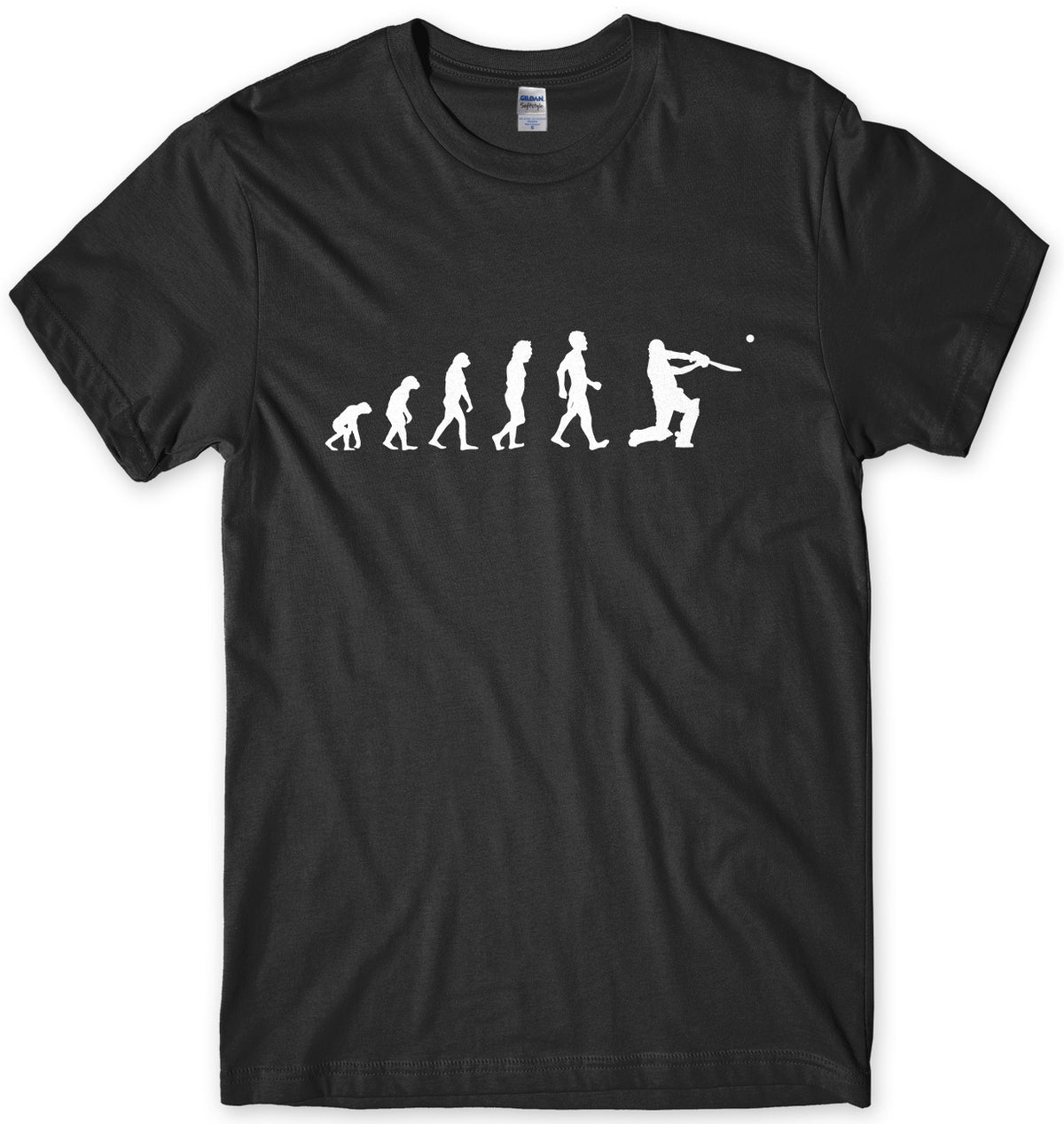 Evolution Of Cricket Mens Unisex T-Shirt
