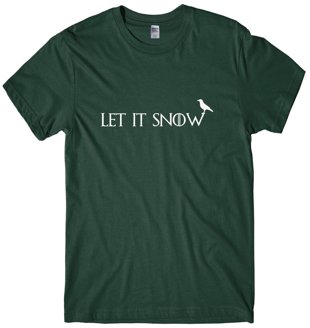 Let It Snow Mens Unisex Christmas T-Shirt