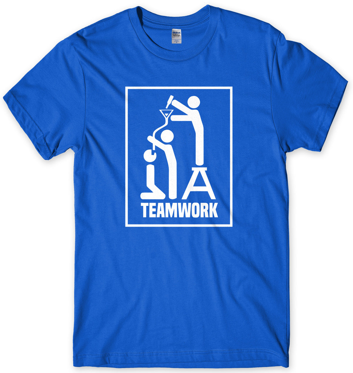 Teamwork Funny Drinking Mens Unisex T-Shirt