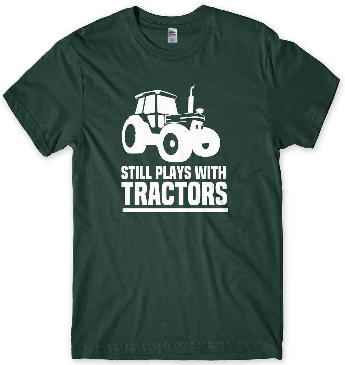 Still Plays With Tractors Mens Unisex T-Shirt