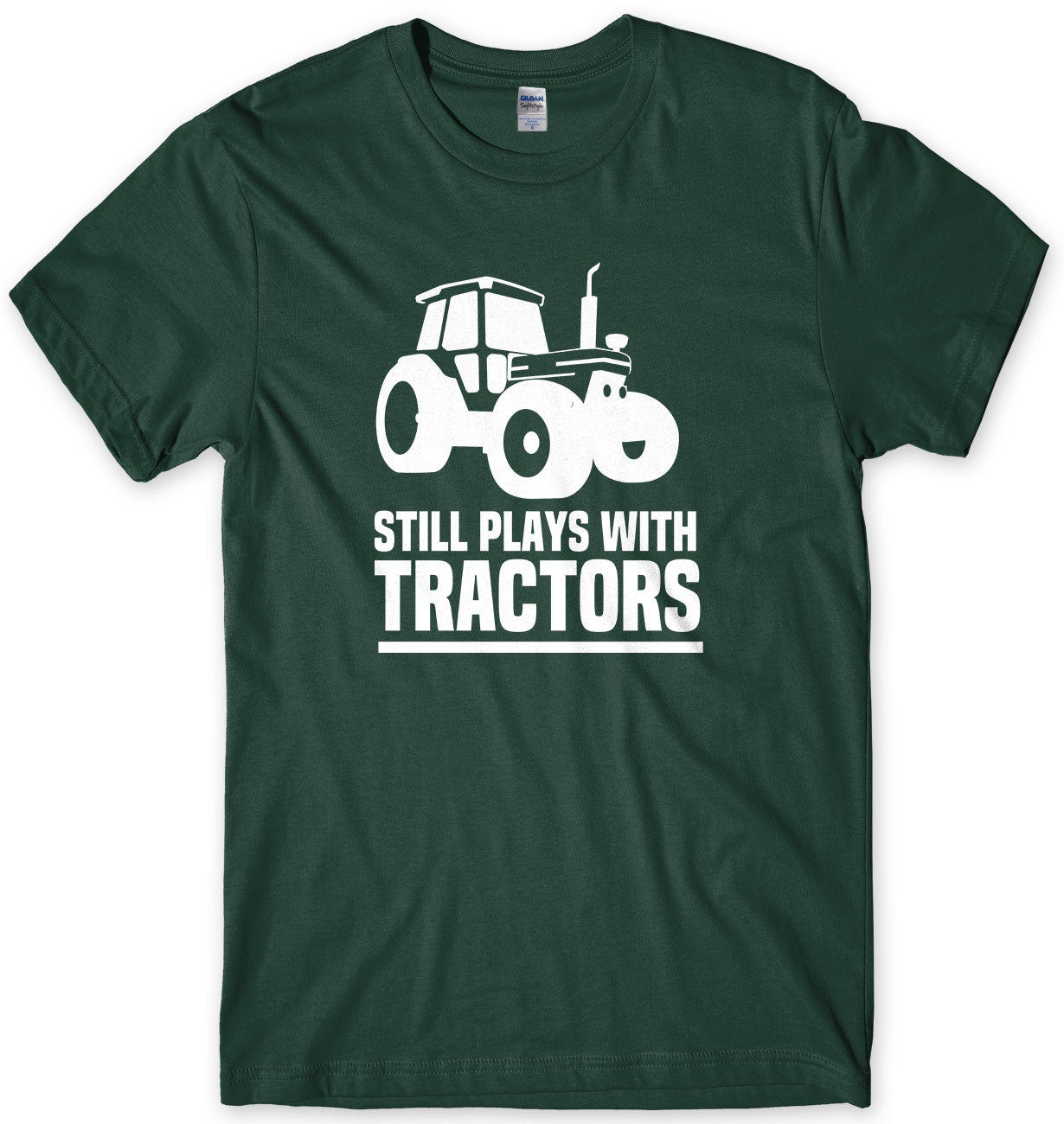 Still Plays With Tractors Mens Unisex T-Shirt
