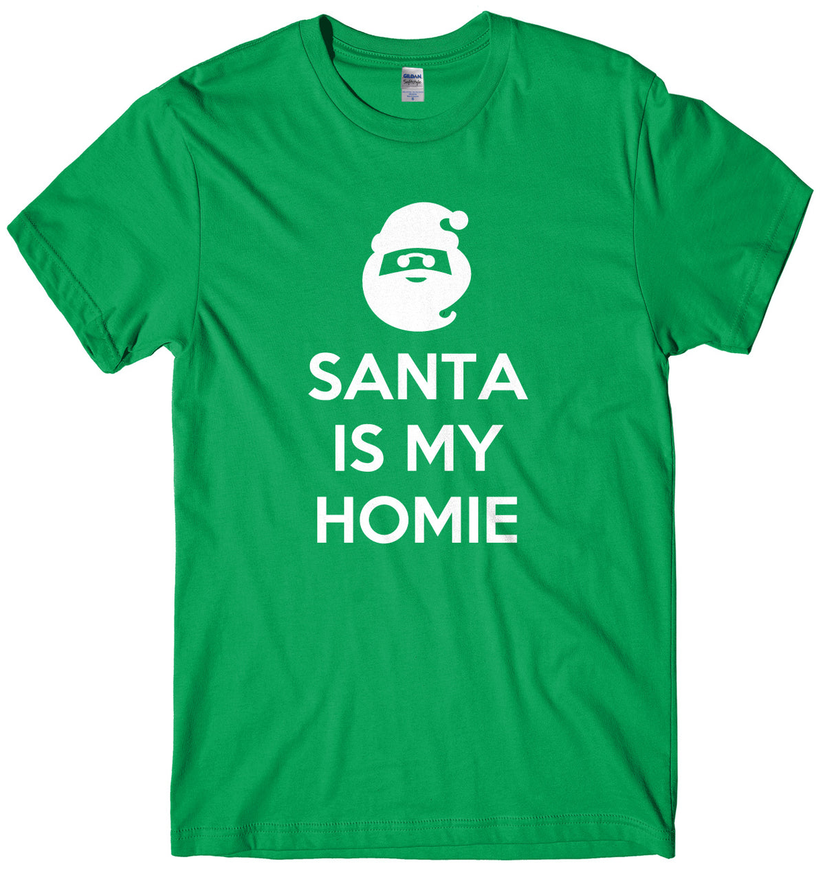 Santa Is My Homie Mens Unisex Christmas T-Shirt