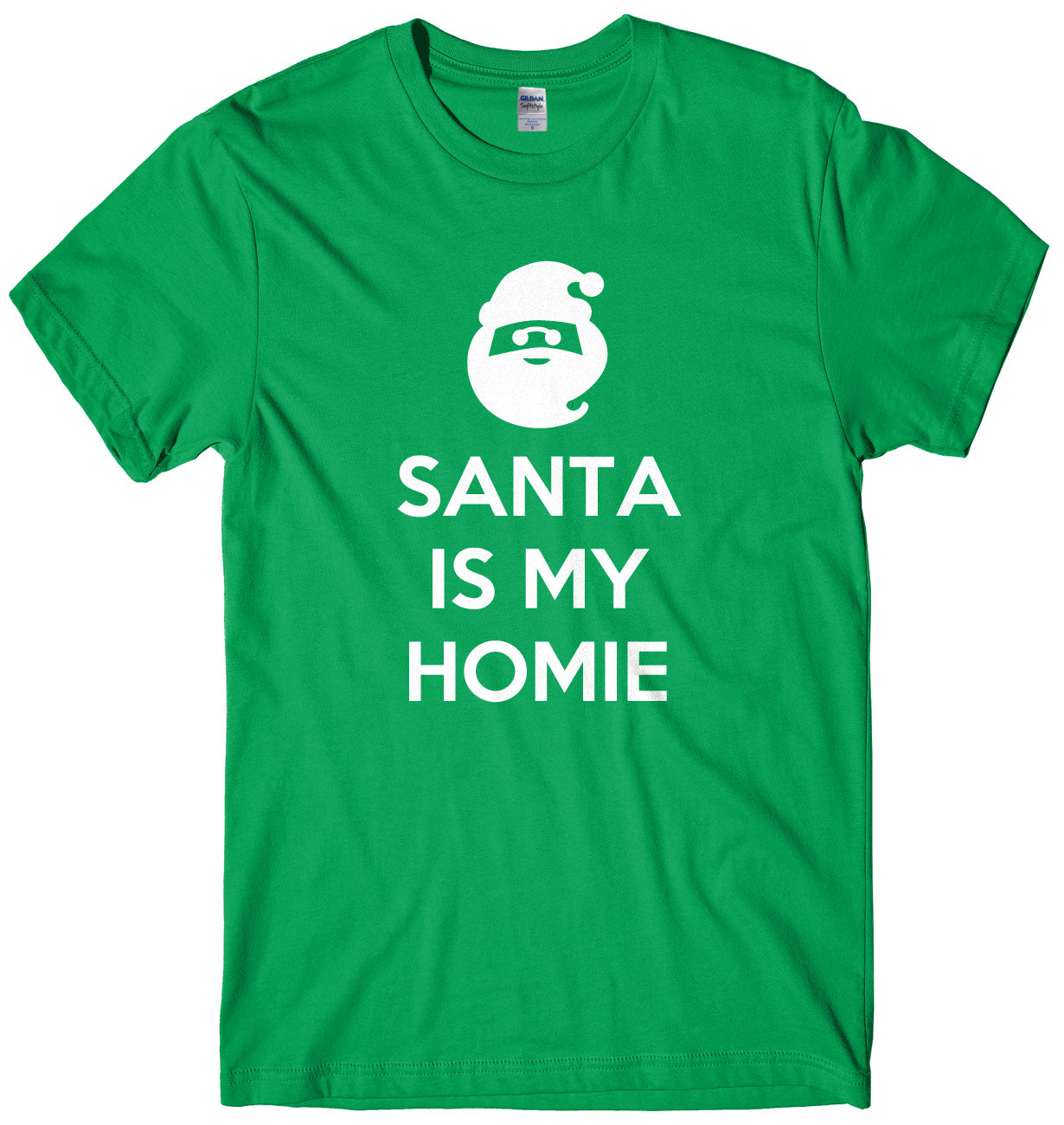 Santa Is My Homie Mens Unisex Christmas T-Shirt