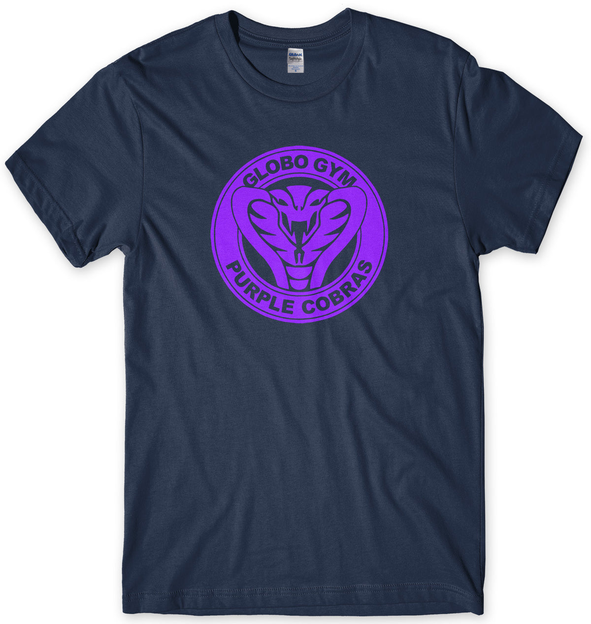 GLOBO GYM PURPLE COBRAS MENS UNISEX T-SHIRT