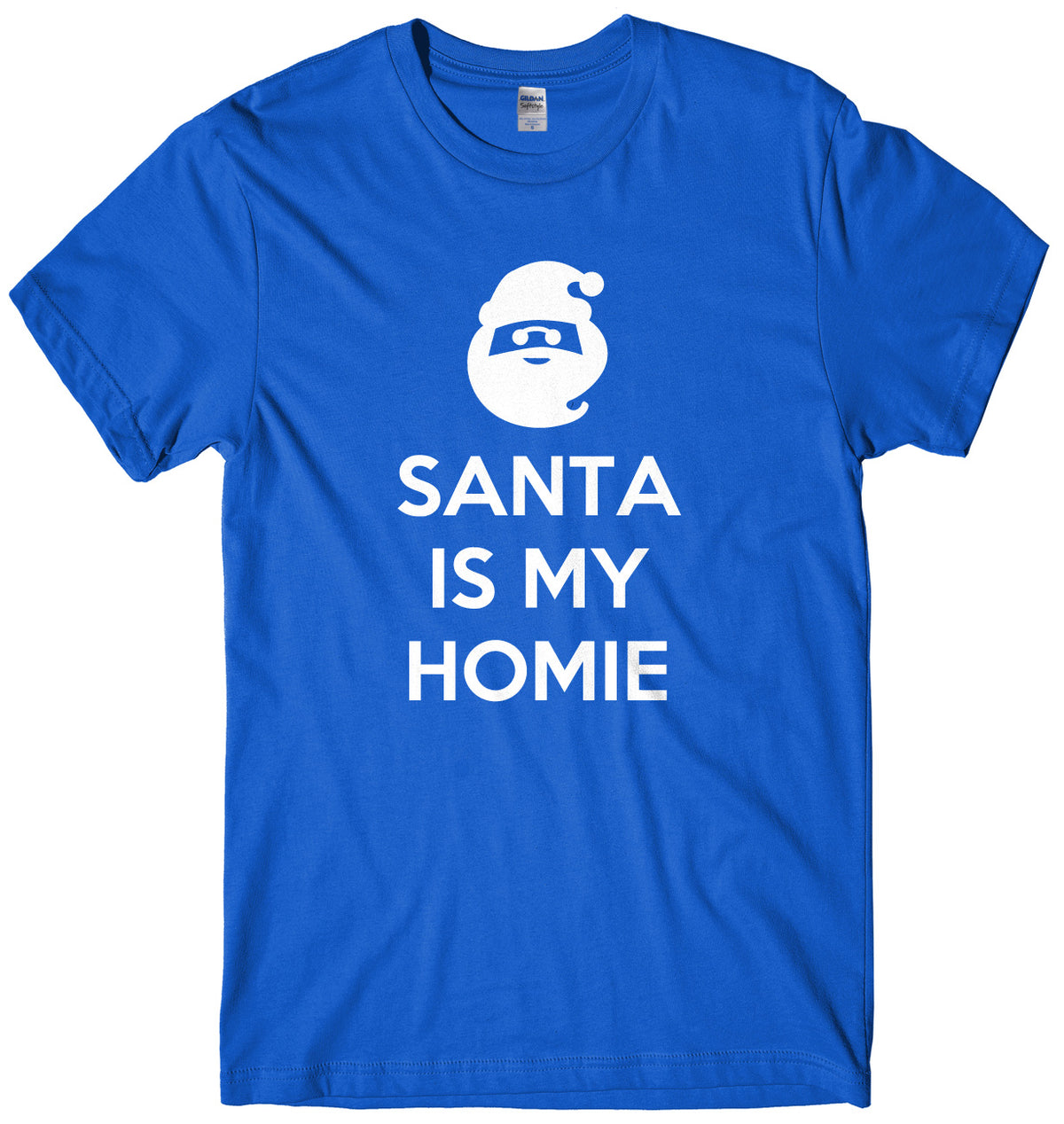 Santa Is My Homie Mens Unisex Christmas T-Shirt