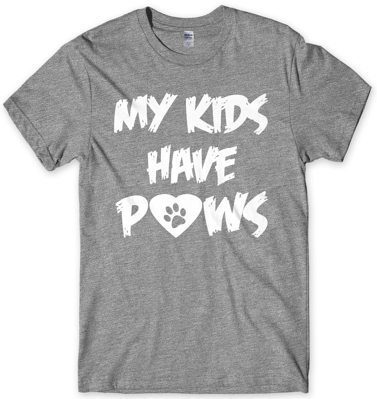 My Kids Have Paws Mens Unisex T-Shirt