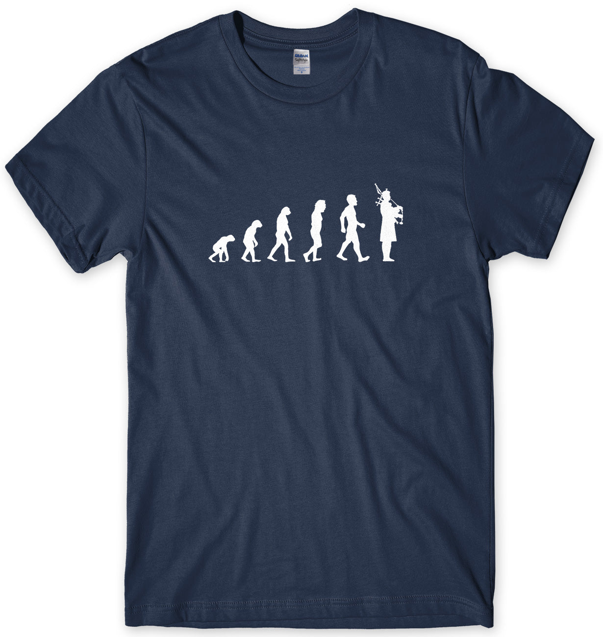 Evolution Of Bagpipes Bagpiper Man Mens Unisex T-Shirt