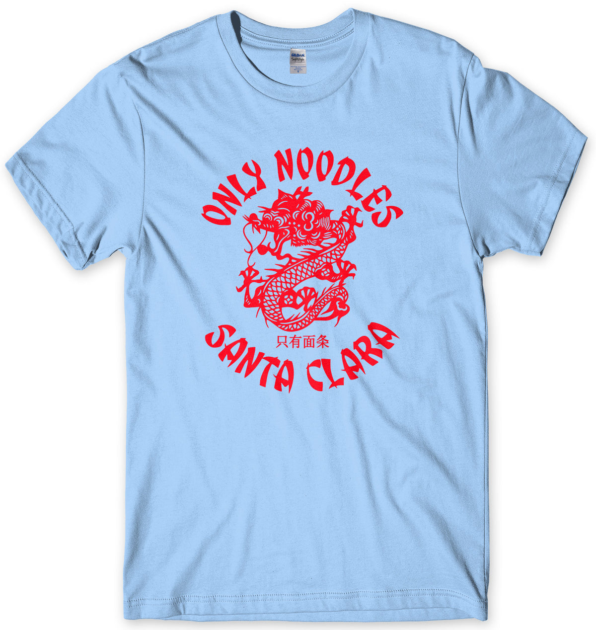 ONLY NOODLES SANTA CARLA MENS UNISEX T-SHIRT