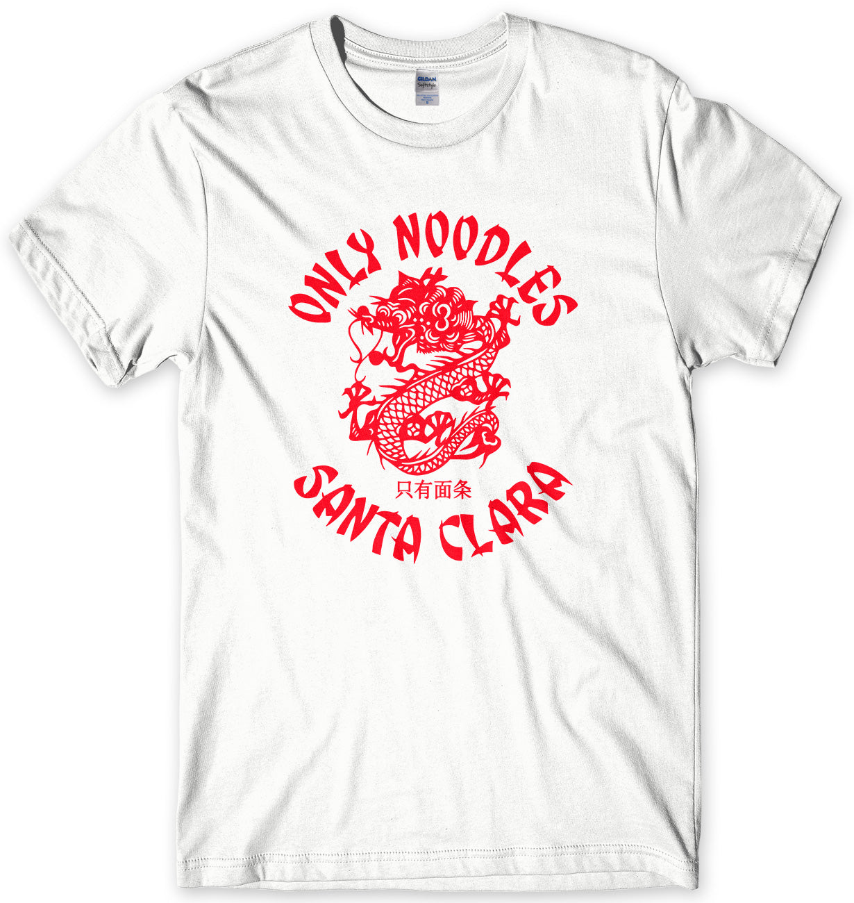 ONLY NOODLES SANTA CARLA MENS UNISEX T-SHIRT