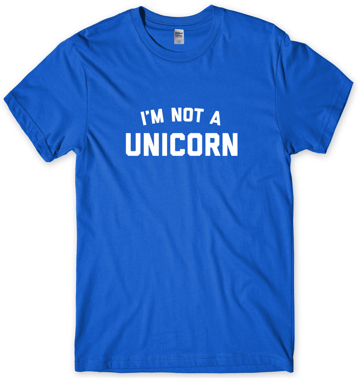 I&#39;M NOT A UNICORN MENS FUNNY UNISEX T-SHIRT