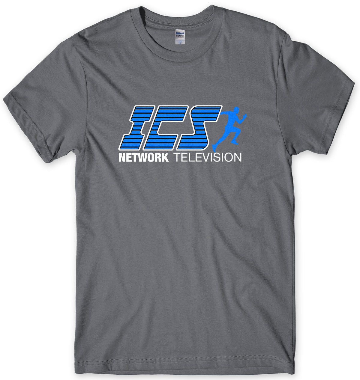 ICS NETWORK TELEVISION LOGO MENS UNISEX T-SHIRT
