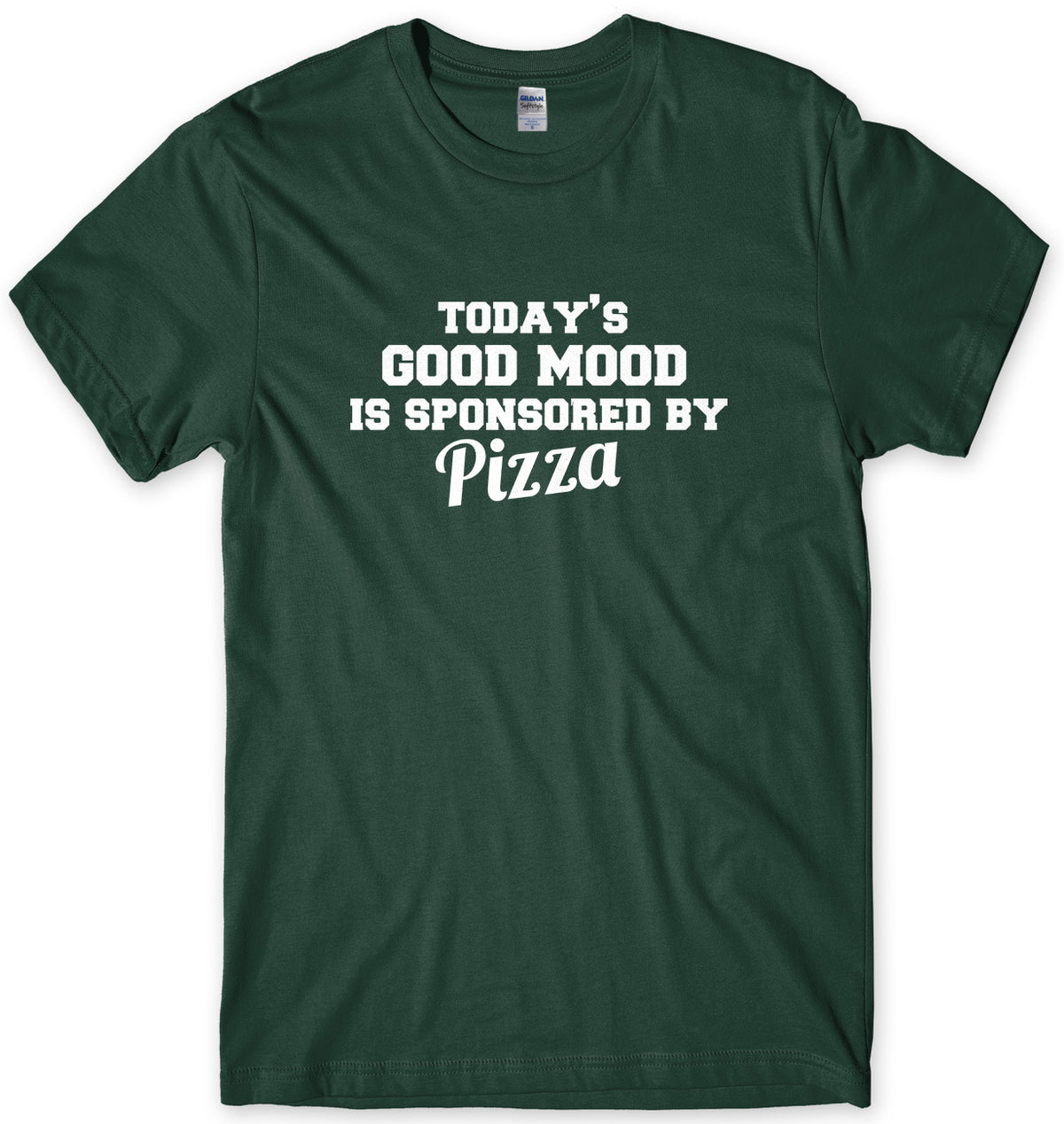 Today&#39;s Good Mood Is Sponsored By Pizza Mens Unisex T-Shirt