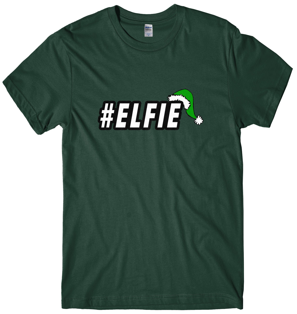 #Elfie Mens Unisex Christmas T-Shirt
